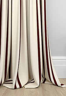 Winnies Stripe, Russet - Made to Measure Curtains